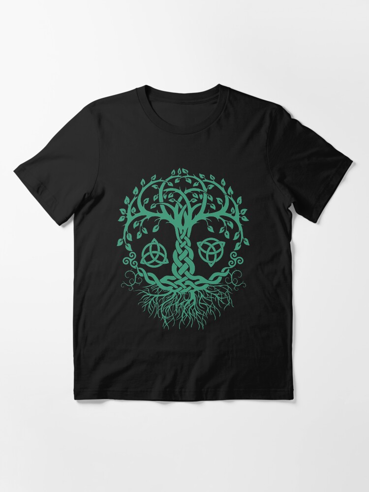 Alternate view of CELTIC TREE OF LIFE - PAGAN, VIKING, CELTIC AND DRUIDISM Essential T-Shirt