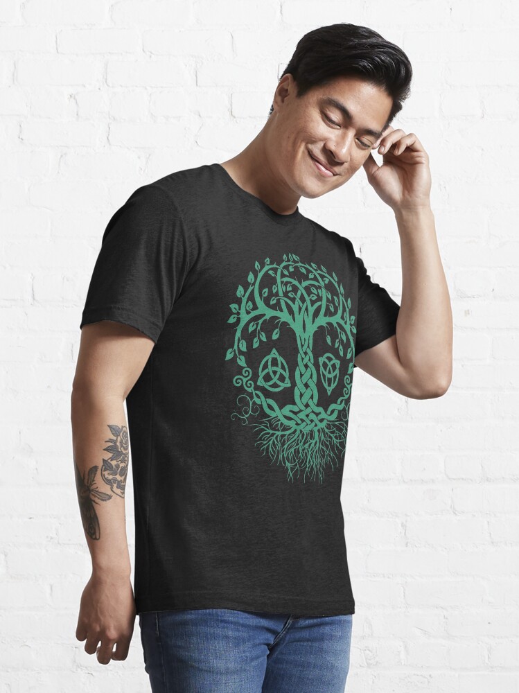 Alternate view of CELTIC TREE OF LIFE - PAGAN, VIKING, CELTIC AND DRUIDISM Essential T-Shirt