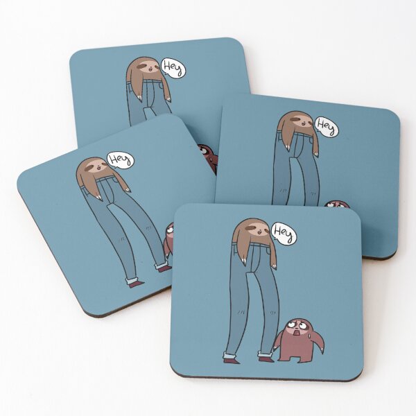 Item preview, Tall Sloth Wearing Pants with his Tiny Friend designed and sold by SaradaBoru.