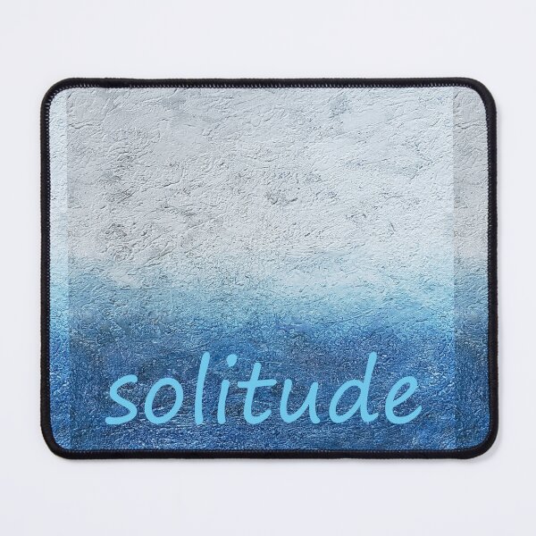 Artikelvorschau, Solitude Minimalistischer Blues entworfen und verkauft von LynnieLangArt.
