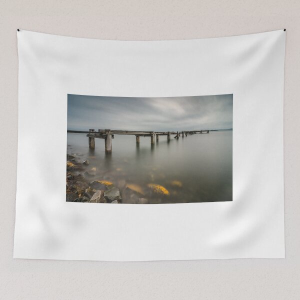 Item preview, Pier at Aberdour Landscape designed and sold by Bryan Hynd.