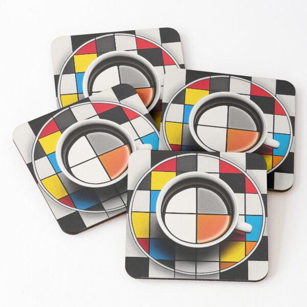 Item preview, Symmetry in Simplicity: The Coffee Cup Grid designed and sold by Left-Hand-Tree.