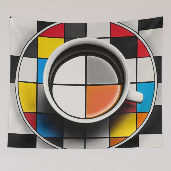 Item preview, Symmetry in Simplicity: The Coffee Cup Grid designed and sold by Left-Hand-Tree.