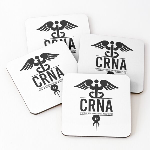 Item preview, CRNA Certified Registered Nurse Anesthetist Caduceus Medical Symbol | CRNA Appreciation Gifts designed and sold by Violet Treasures.