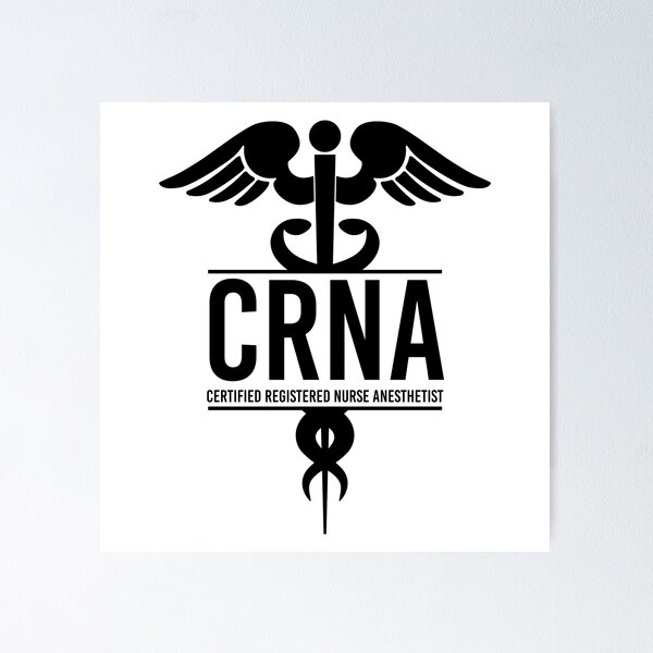 Item preview, CRNA Certified Registered Nurse Anesthetist Caduceus Medical Symbol | CRNA Appreciation Gifts designed and sold by Violet Treasures.