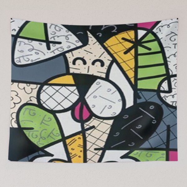 Item preview, dog stained glass designed and sold by Teixeira224.
