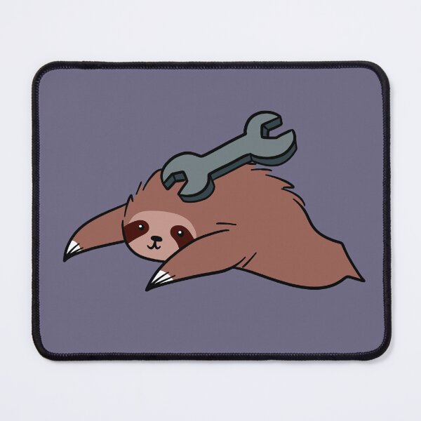 Item preview, Fuzzy Sloth with a Wrench designed and sold by SaradaBoru.
