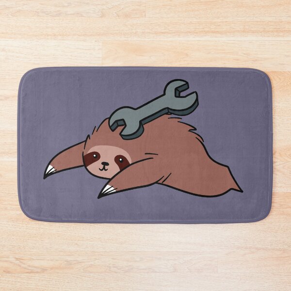 Item preview, Fuzzy Sloth with a Wrench designed and sold by SaradaBoru.