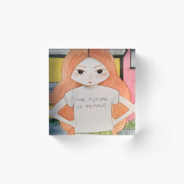 Feminist Acrylic Block