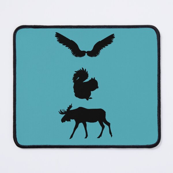 Item preview, Supernatural - angel wings, moose, squirrel designed and sold by SepiaWinchester.