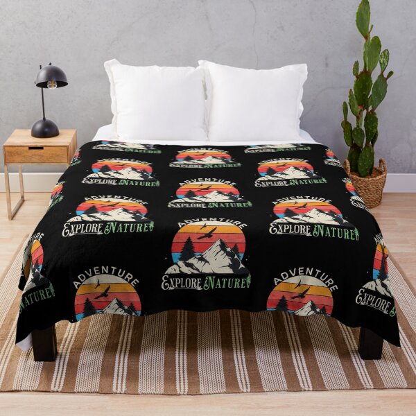 Item preview, Adventure Explore Nature Retro Sunset Design designed and sold by MythikCreationz.