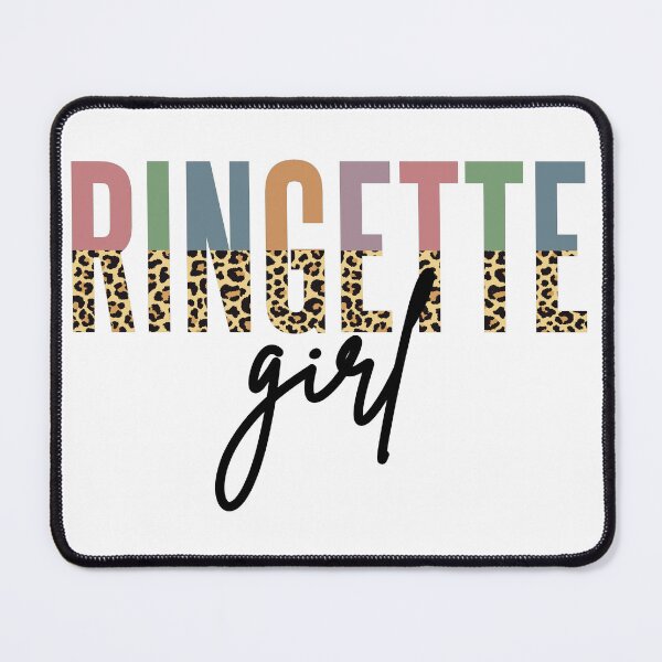 Item preview, Ringette Girl colorful Cheetah print text | For Ringette players | Gift for Ringette lovers designed and sold by Violet Treasures.