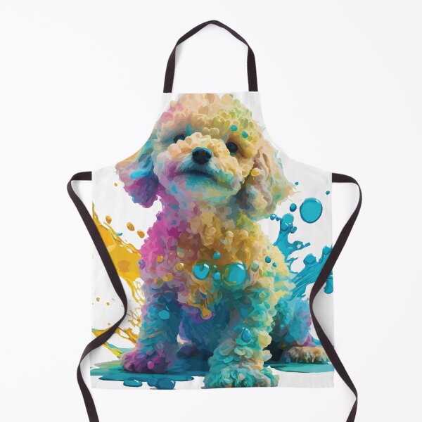 Artikelvorschau, Ein spritzender Cavapoo-Welpe - Tiere in leuchtenden Farben entworfen und verkauft von GVRDesign.