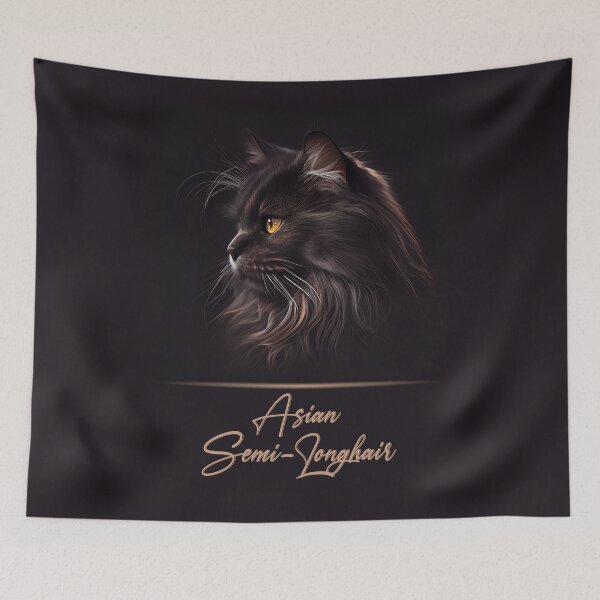 Item preview, Asian Semi Longhair Portrait designed and sold by Best-Breeds.