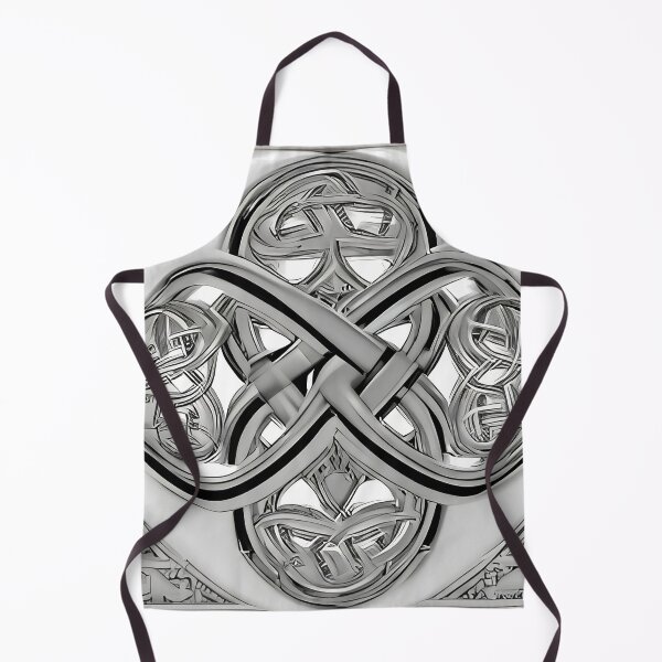 Item preview, "Premium Celtic Silver Dara Knot: Intricate Design, Black Light Designer" designed and sold by 9000MilesToHome.