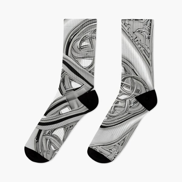 Item preview, "Premium Celtic Silver Dara Knot: Intricate Design, Black Light Designer" designed and sold by 9000MilesToHome.