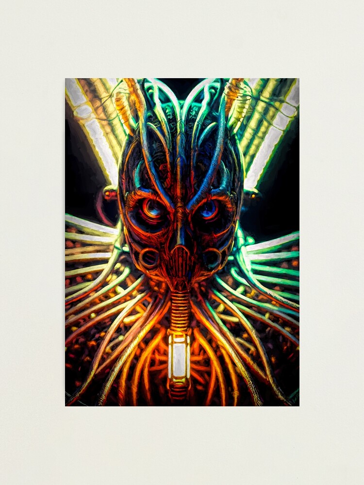 Thumbnail 2 of 3, Photographic Print, Wired up alien 2 by Brian Vegas designed and sold by Brian Vegas.