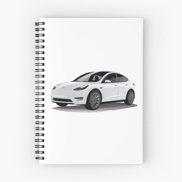 Artikelvorschau, Tesla Model Y Original Fan Art Seriennummer: TMY002W entworfen und verkauft von valrusc.