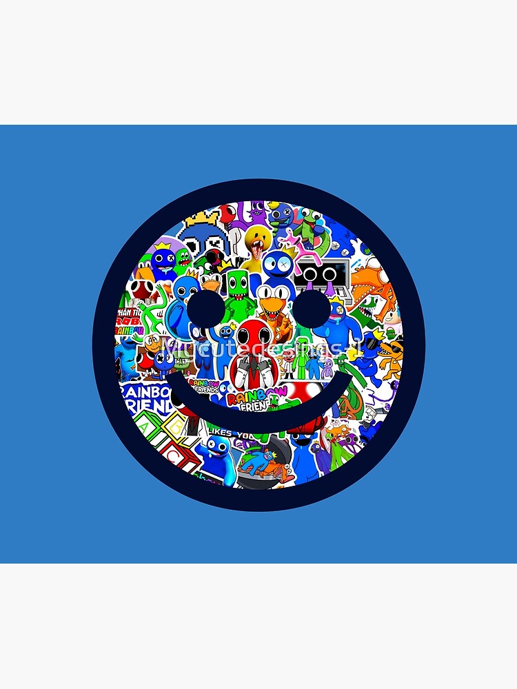 Blue Rainbow Friends. Blue Roblox Rainbow Friends Characters, roblox, video  game. Halloween Photographic Print for Sale by Mycutedesings-1