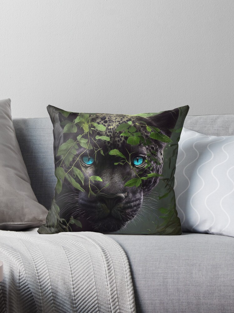 Black best sale panther pillow