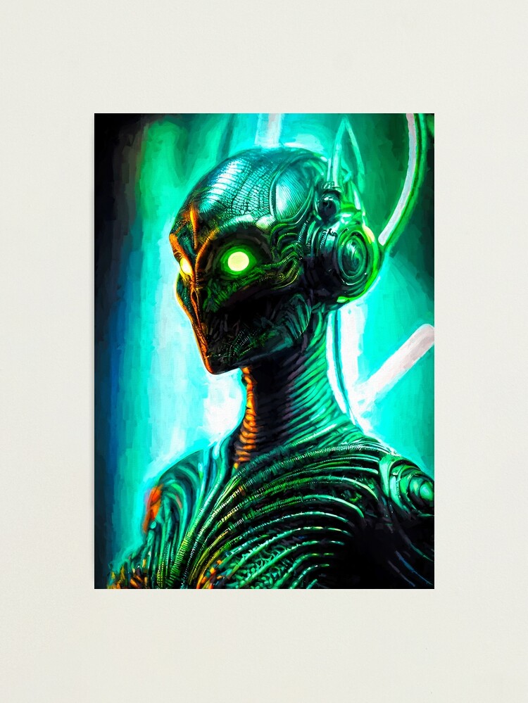 Thumbnail 2 of 3, Photographic Print, Wired up alien 3 by Brian Vegas designed and sold by Brian Vegas.