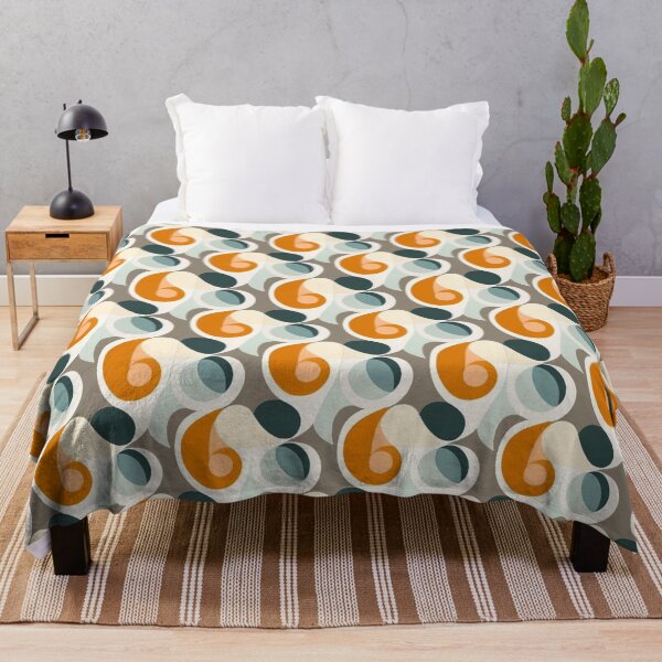 Item preview, abstract mid-century modern pattern designed and sold by A-Semi-Tree.