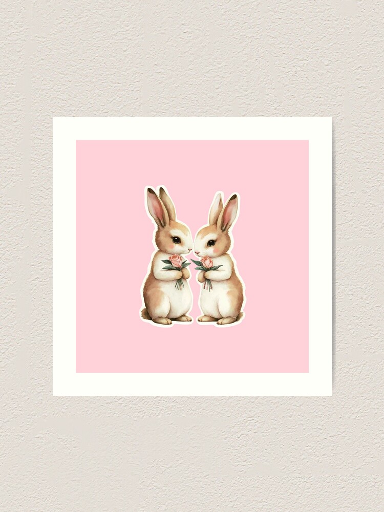 Coquette ghost rabbit - Coquette - Posters and Art Prints