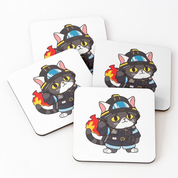 Item preview, #3 Firefighter Cat designed and sold by calcoc.