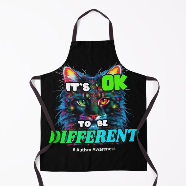 Item preview, Its Ok To Be Different Autism Awareness Acceptance Women Kid Cat designed and sold by Animal-ink.