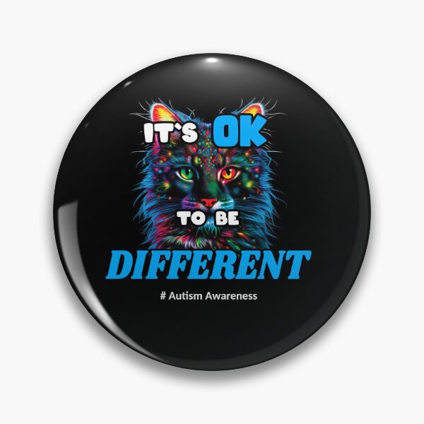 Item preview, Copy of Its Ok To Be Different Autism Awareness Acceptance Women Kid Cat designed and sold by Animal-ink.