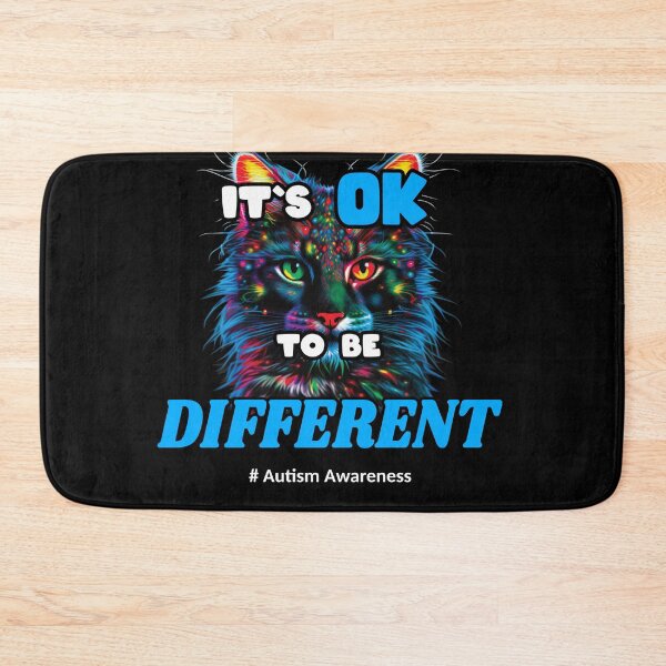 Item preview, Copy of Its Ok To Be Different Autism Awareness Acceptance Women Kid Cat designed and sold by Animal-ink.