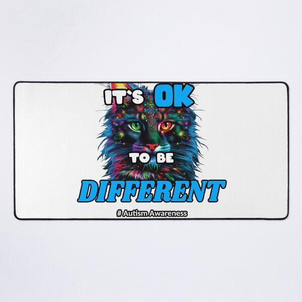 Item preview, Copy of Its Ok To Be Different Autism Awareness Acceptance Women Kid Cat designed and sold by Animal-ink.