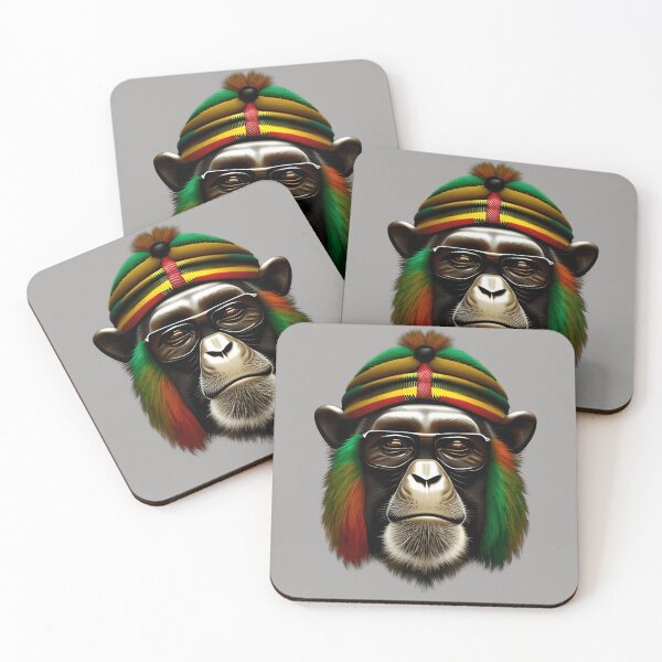 Item preview,  Rastafarian-style Monkey designed and sold by Rui Fernandes.