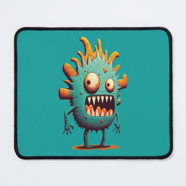 Item preview, Teal and Orange Cute Little Monster designed and sold by RailoImage.
