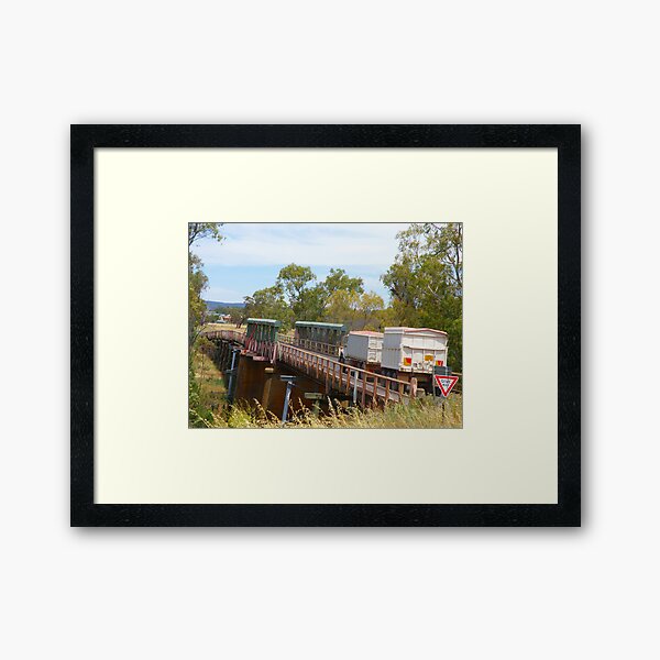 Item preview, Wooden Trestle Bridge at Gooloogong, NSW designed and sold by Jan Richardson.