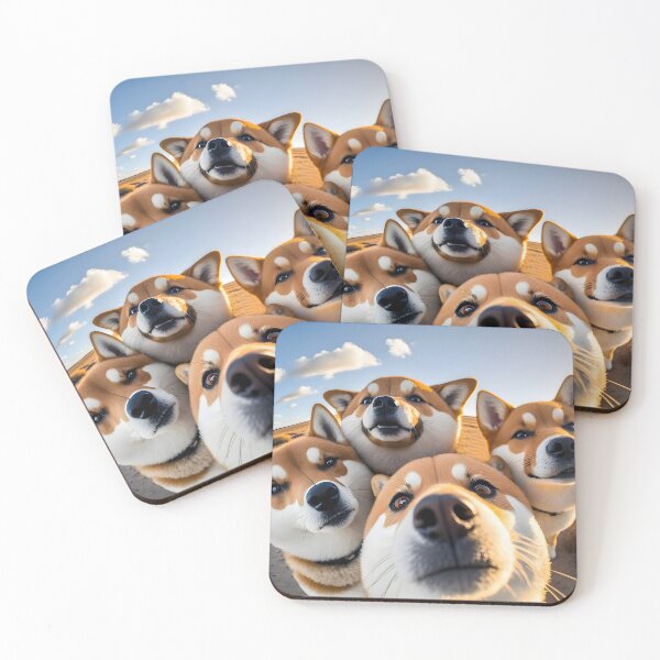 Item preview, Fugitive Foursome: The Shiba Inu Gang designed and sold by The Future Fables.