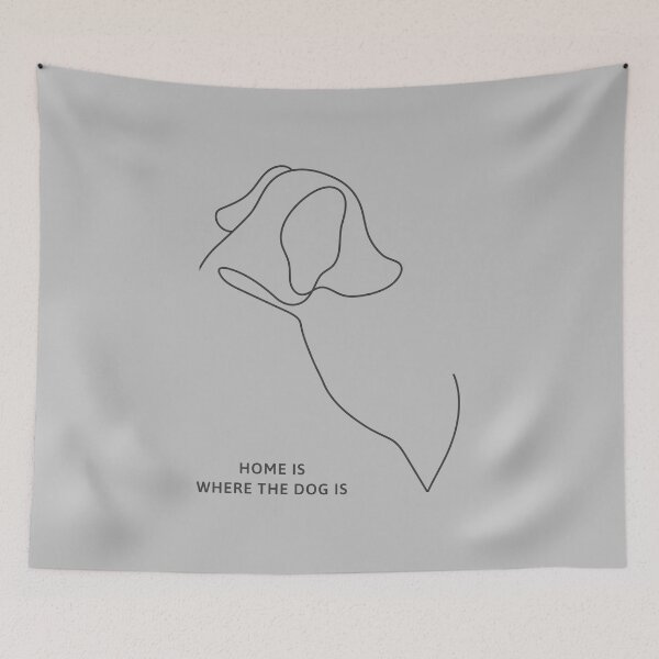 Item preview, Home is where the dog is designed and sold by ZaCrea.