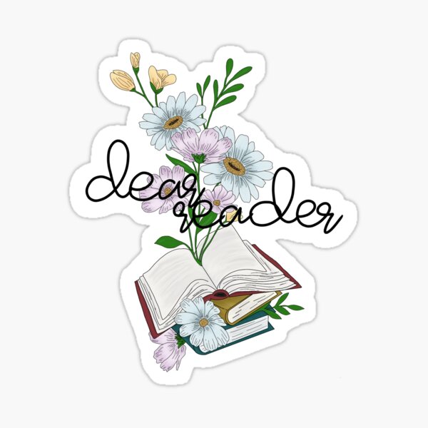 Item preview, Dear reader flowers  designed and sold by kymbohcreates.