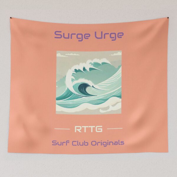 Item preview, Surge Urge Wave Shirt designed and sold by RaveToTheGrave.