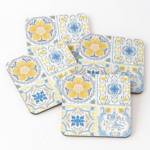 Item preview, Italian villa tiles designed and sold by Papergrape.