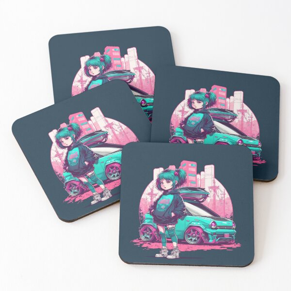 Item preview, Anime Racing Princess Cool Cute Girl And Cool Cute Car designed and sold by ultra-cool.