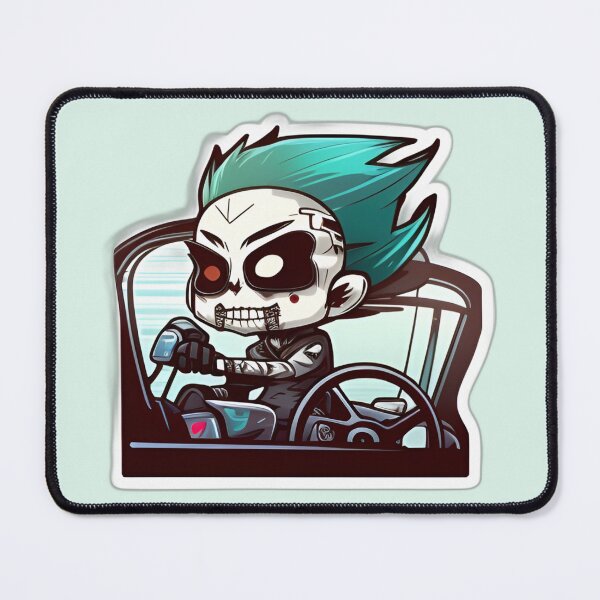 Item preview, Zombie Driver Anime Drawing of Funny Cartoon Driver  designed and sold by verluxe.