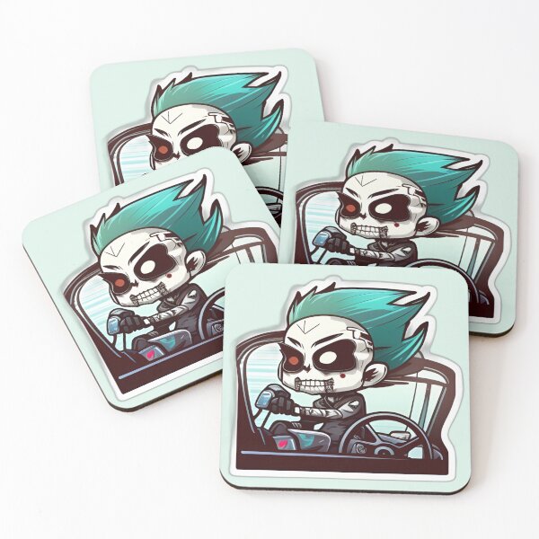 Item preview, Zombie Driver Anime Drawing of Funny Cartoon Driver  designed and sold by verluxe.