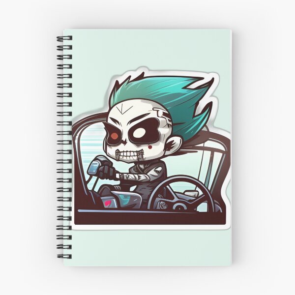 Item preview, Zombie Driver Anime Drawing of Funny Cartoon Driver  designed and sold by verluxe.