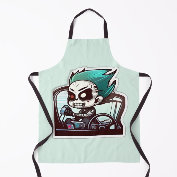Item preview, Zombie Driver Anime Drawing of Funny Cartoon Driver designed and sold by verluxe.