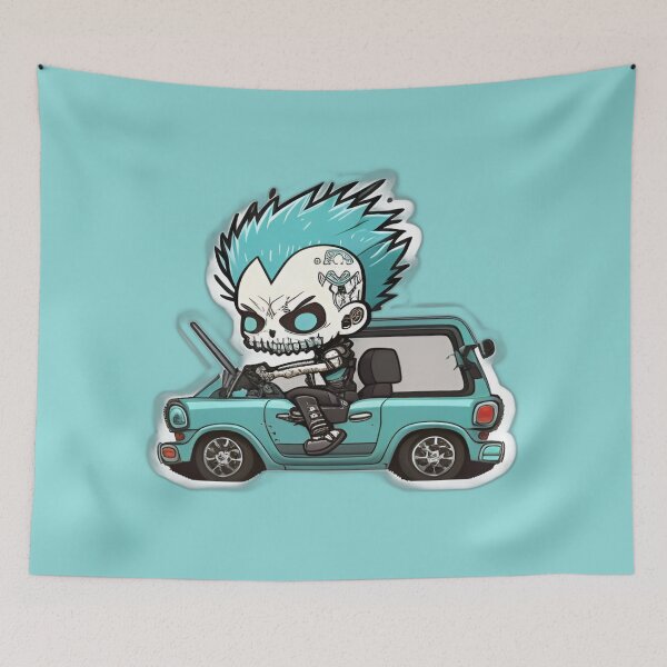 Item preview, Zombie Driver Anime Drawing of Funny Cartoon Driver  designed and sold by verluxe.