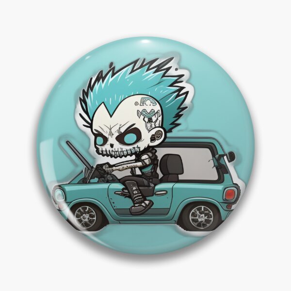 Item preview, Zombie Driver Anime Drawing of Funny Cartoon Driver  designed and sold by verluxe.
