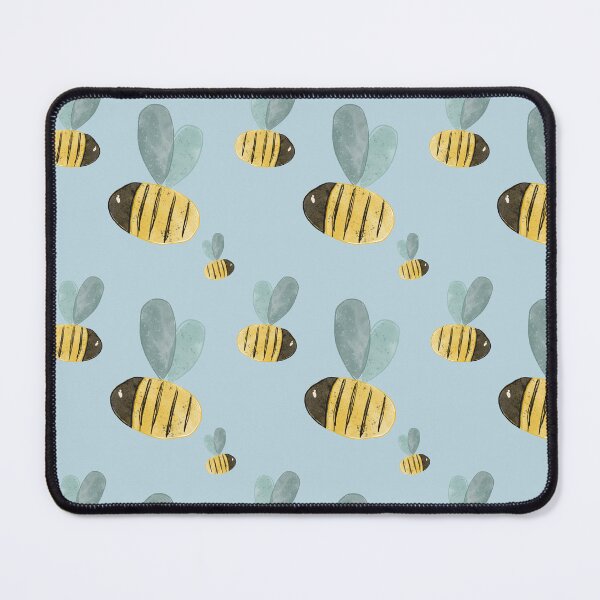 Item preview, Bees in Blue designed and sold by Blanca-and-Rose.