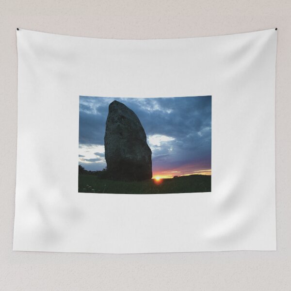 Item preview, Avebury Stone Circle, A Face looking over the Midsummer Sunset designed and sold by Bladup.