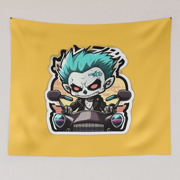 Item preview, Zombie Driver Anime Drawing of Funny Cartoon Driver  designed and sold by verluxe.